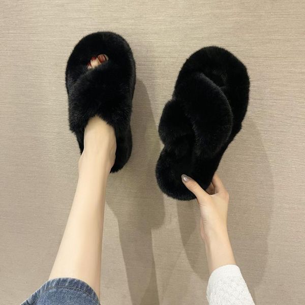 slippers flock female shoes casual slides low big size fur flip flops 2021 luxury flat plush fabric rome basic rubber fashion ho, Black
slippers flock female shoes casual slides low big size fur flip flops 2021 luxury flat plush fabric rome basic rubber fashion ho, Black