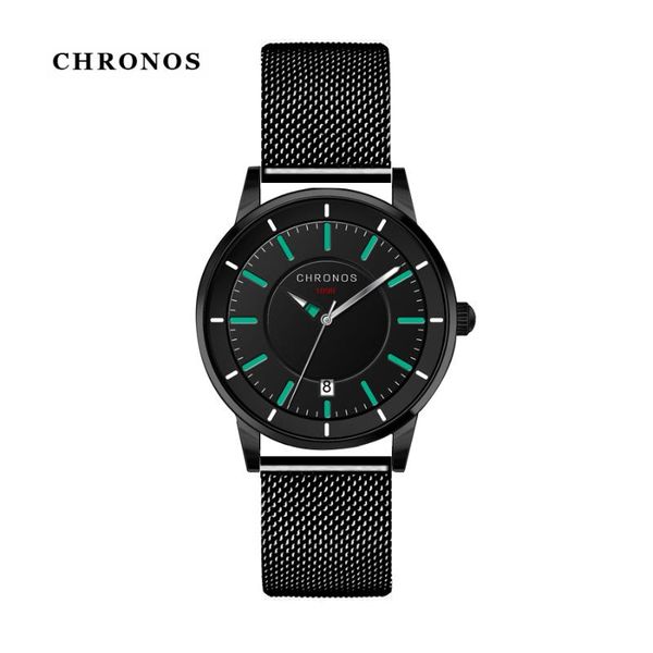 wristwatches chronos men fashion watches waterproof resistant stainless steel buckle strap classic hand dial ch43, Slivery;brown
wristwatches chronos men fashion watches waterproof resistant stainless steel buckle strap classic hand dial ch43, Slivery;brown