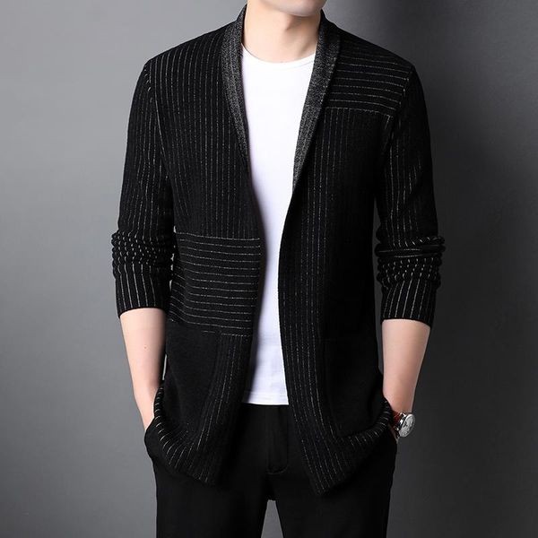 men's sweaters brand autum winter knit fashion japanese street wear mens long cardigan retro sweater casual coats jacket men clothing, White;black
men's sweaters brand autum winter knit fashion japanese street wear mens long cardigan retro sweater casual coats jacket men clothing, White;black