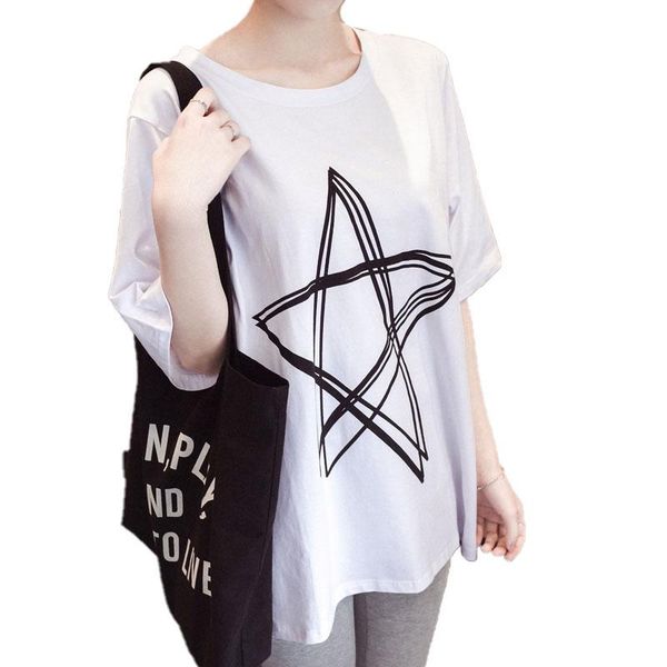 women's t-shirt volocean 2021 summer woman t shirt long t-shirts for women female solid casual o-neck tee, White
women's t-shirt volocean 2021 summer woman t shirt long t-shirts for women female solid casual o-neck tee, White