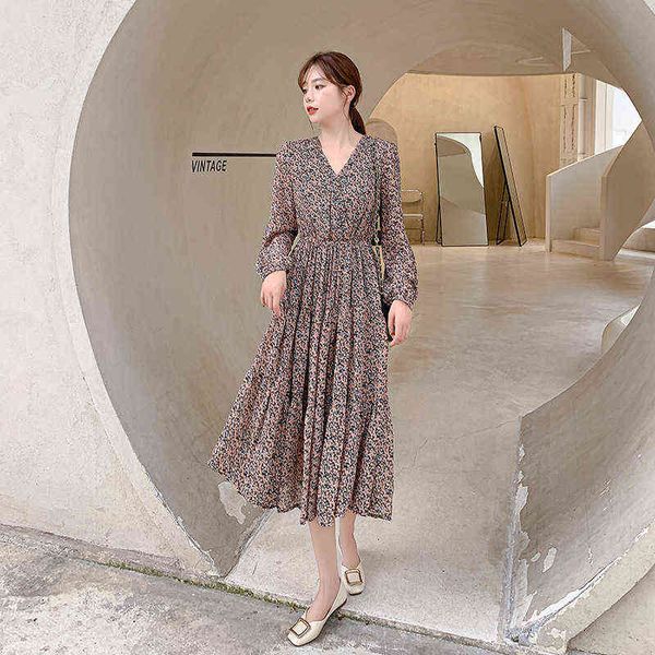 woman casual dresses gentle wind floral chiffon dr's spring and autumn medium length long sleeve temperament skirt, Black;gray
woman casual dresses gentle wind floral chiffon dr's spring and autumn medium length long sleeve temperament skirt, Black;gray