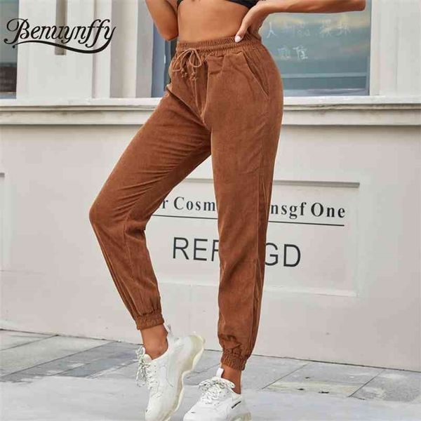 autumn winter ladies drawstring corduroy trousers casual fashion streetwear pockets high waist pants for women 210510, Black;white
autumn winter ladies drawstring corduroy trousers casual fashion streetwear pockets high waist pants for women 210510, Black;white