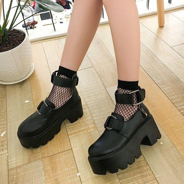 japanese-style lolita shoes mary janes 2021 women buckle thick sole cosplay costume high heel round toe dress, Black
japanese-style lolita shoes mary janes 2021 women buckle thick sole cosplay costume high heel round toe dress, Black