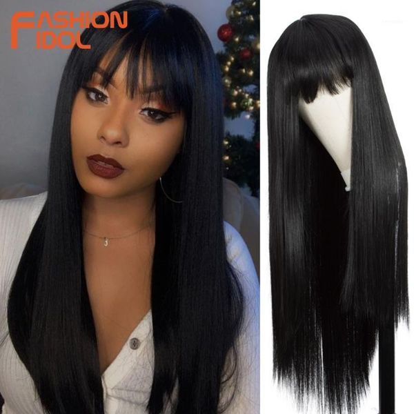 idol 32 inch long straight fake hair synthetic wigs for black women ombre blonde heat resistant fiber bangs cosplay wig1
idol 32 inch long straight fake hair synthetic wigs for black women ombre blonde heat resistant fiber bangs cosplay wig1