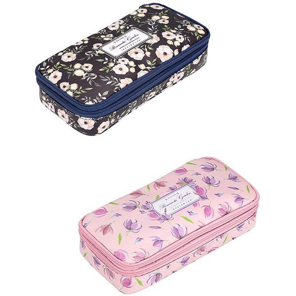 pencil bags bon208 floral case with compartments -high capacity double layers pouch stationery organizer multifunction makeup
pencil bags bon208 floral case with compartments -high capacity double layers pouch stationery organizer multifunction makeup