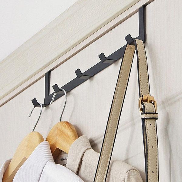 hooks & rails punch-five row door rear hook wrought iron clothes bag large load-bearing hat sundries storage rack home organization
hooks & rails punch-five row door rear hook wrought iron clothes bag large load-bearing hat sundries storage rack home organization