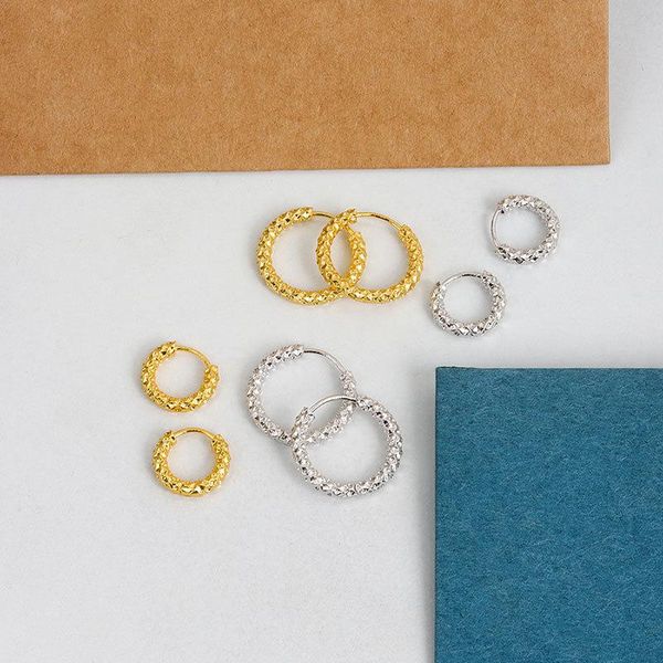 hoop & huggie korean simplicity round earrings for women 925 sterling silver luxury women's drop stud earring fashion vintage jewelry, Golden;silver
hoop & huggie korean simplicity round earrings for women 925 sterling silver luxury women's drop stud earring fashion vintage jewelry, Golden;silver