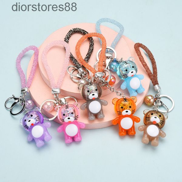 key chain cartoon transparent jelly cute sequin little tiger zodiac diy bag pendant gift, Silver
key chain cartoon transparent jelly cute sequin little tiger zodiac diy bag pendant gift, Silver