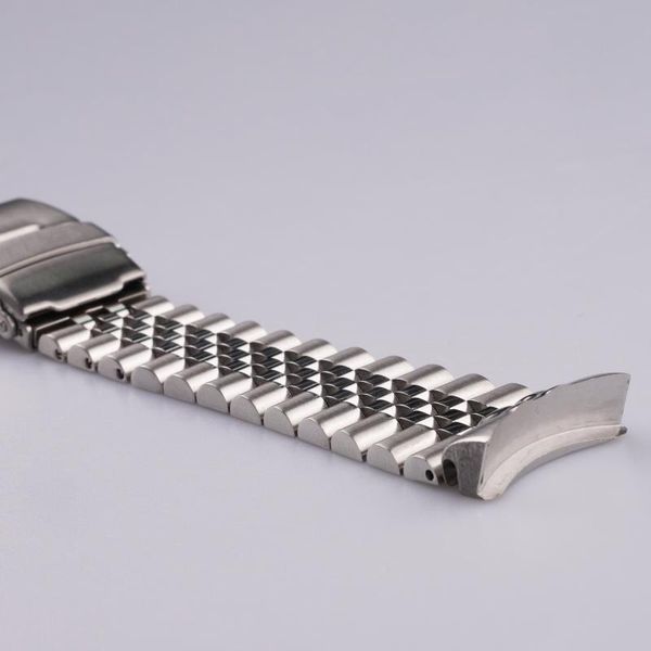 watch bands 22mm silver jubilee bracelet band solid curved end links strap double push clasp for skx 007, Black;brown
watch bands 22mm silver jubilee bracelet band solid curved end links strap double push clasp for skx 007, Black;brown