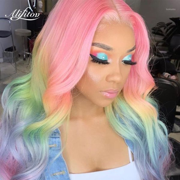 rainbow color hd lace frontal wig body wave human hair transparent wigs with baby for women1, Black;brown
rainbow color hd lace frontal wig body wave human hair transparent wigs with baby for women1, Black;brown