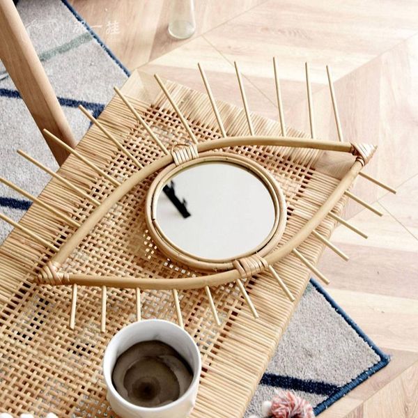 mirrors rattan art decor eye shape round mirror frame makeup dressing bathroom wall hanging crafts
mirrors rattan art decor eye shape round mirror frame makeup dressing bathroom wall hanging crafts