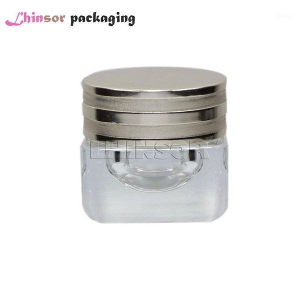 storage bottles & jars 10pcs/lot 15g empty transparent glass high-grade electroplated screw lid sample cream cosmetic packaging containers 
storage bottles & jars 10pcs/lot 15g empty transparent glass high-grade electroplated screw lid sample cream cosmetic packaging containers
