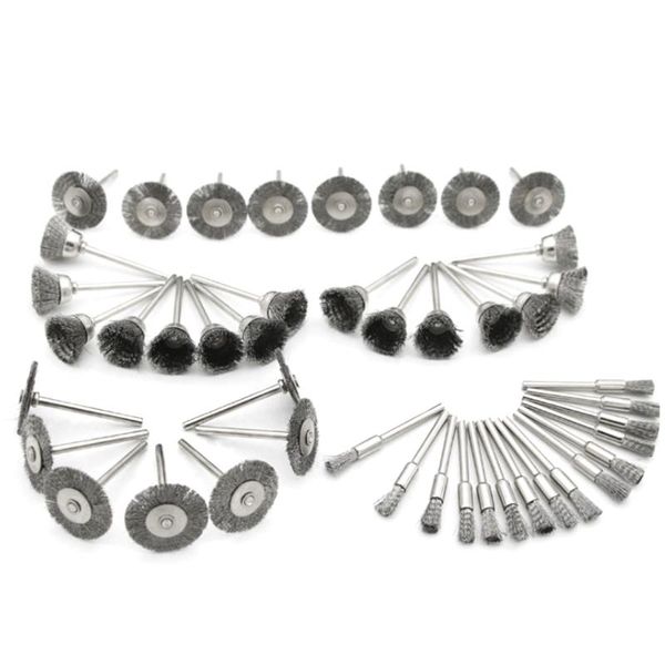 45pcs polishing wire brush set wheel drill grinder stainless steel mini rotary tools removal derusting buffing non slip welding
45pcs polishing wire brush set wheel drill grinder stainless steel mini rotary tools removal derusting buffing non slip welding