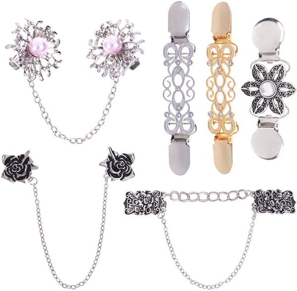 pins, brooches locolo vintage sweater shawl clips cardigan collar flowers patterns for women girls (6) gold, silver, Gray
pins, brooches locolo vintage sweater shawl clips cardigan collar flowers patterns for women girls (6) gold, silver, Gray