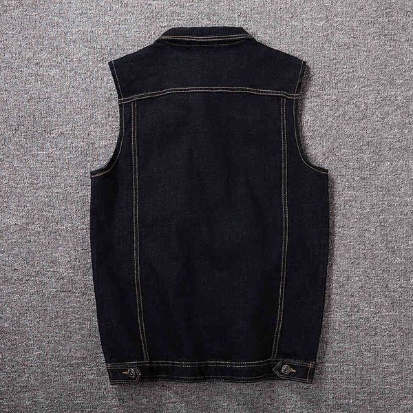 men's jackets big size brand clothing elastic denim vest new sleeveless jeans male vintage casual man waistcoat 8xl edqu, Black;brown
men's jackets big size brand clothing elastic denim vest new sleeveless jeans male vintage casual man waistcoat 8xl edqu, Black;brown