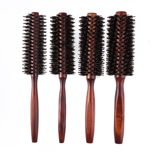 hair brushes anti static wood boar bristle round brush hairdresser styling tools 3 sizes teasing for curly comb, Silver
hair brushes anti static wood boar bristle round brush hairdresser styling tools 3 sizes teasing for curly comb, Silver