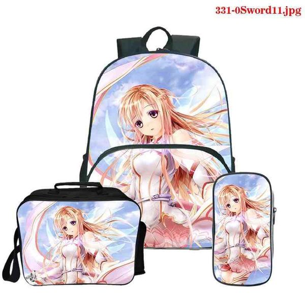 backpack sword art online bag college bookbag mochila 3pcs/set teen girls boy canvas backpacks schoolbag pencil case
backpack sword art online bag college bookbag mochila 3pcs/set teen girls boy canvas backpacks schoolbag pencil case