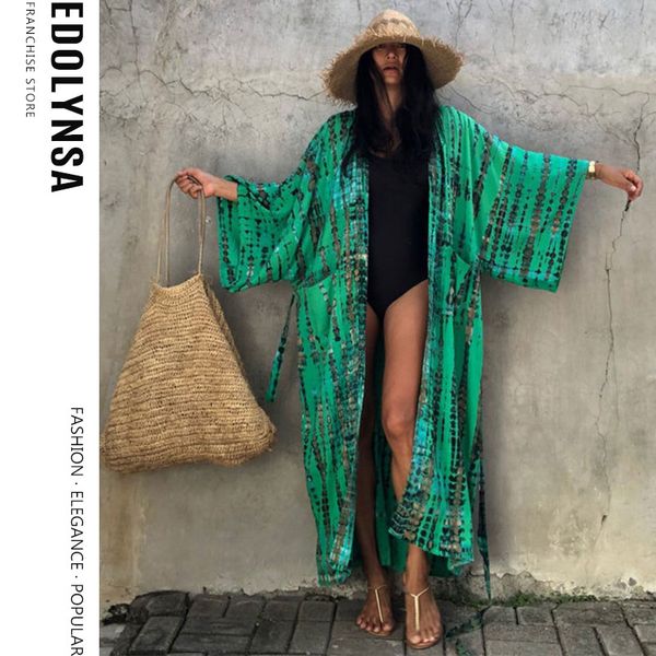 2021 new boho print front open long kimono women blouse summer beach wear cardigan robe shirts plus size tunic a751, White
2021 new boho print front open long kimono women blouse summer beach wear cardigan robe shirts plus size tunic a751, White