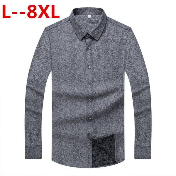 gray 8xl arrival 6x shirt long sleeve business casual men dress shirts comfortable clothing camisa masculina men's, White;black
gray 8xl arrival 6x shirt long sleeve business casual men dress shirts comfortable clothing camisa masculina men's, White;black