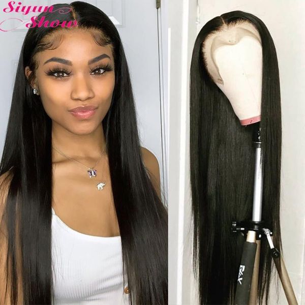 siyun show brazilian straight lace front wig 30 inch 360 frontal pre plucked 13x6 human hair wigs for women1, Black;brown
siyun show brazilian straight lace front wig 30 inch 360 frontal pre plucked 13x6 human hair wigs for women1, Black;brown