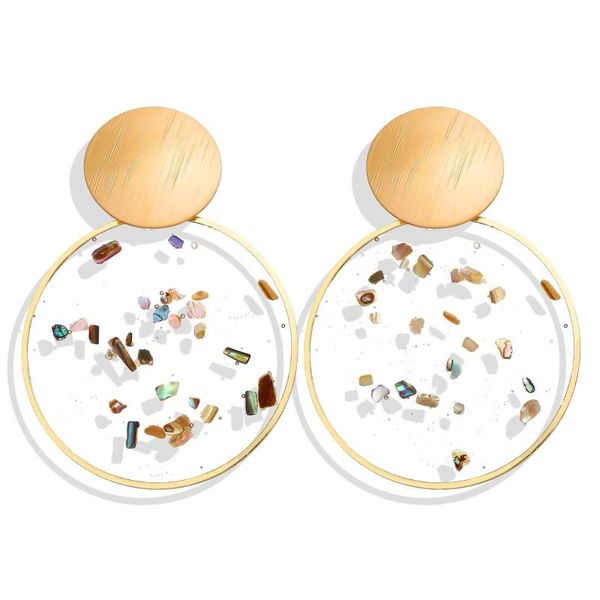 europe and the united states oversized earrings creative retro baroque scenery surface disc epoxy gold foil female stud, Golden;silver
europe and the united states oversized earrings creative retro baroque scenery surface disc epoxy gold foil female stud, Golden;silver