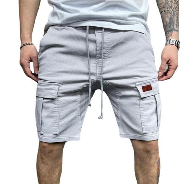 men's shorts streetwear trendy solid color knee length shrink resistant short pants straight for sports, White;black
men's shorts streetwear trendy solid color knee length shrink resistant short pants straight for sports, White;black