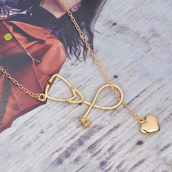 pendant necklaces style fashion love stethoscope necklace alloy u chain ladies jewelry, Silver
pendant necklaces style fashion love stethoscope necklace alloy u chain ladies jewelry, Silver