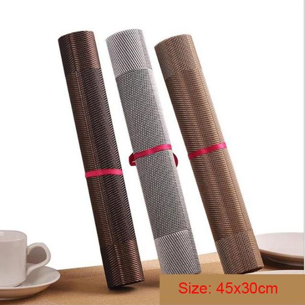 45x30cm square insulation table mats pads plastic placemat non-slip coffee tea place kitchen decoration &
45x30cm square insulation table mats pads plastic placemat non-slip coffee tea place kitchen decoration &