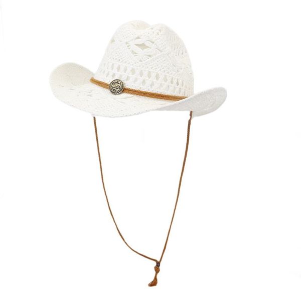 wide brim hats straw hat women summer sun beach cowboy with string breathable cap accessory, Blue;gray
wide brim hats straw hat women summer sun beach cowboy with string breathable cap accessory, Blue;gray