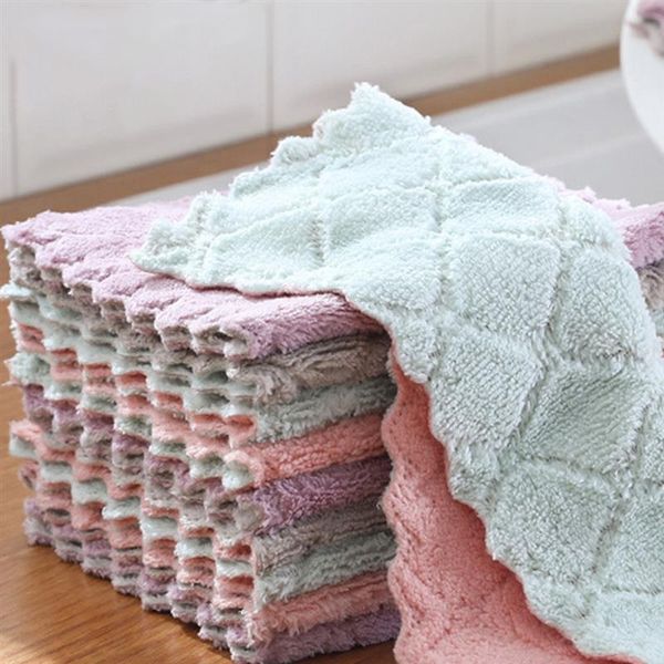 towel double-layer absorbent microfiber kitchen dish cloth non-stick oil household cleaning wiping tool
towel double-layer absorbent microfiber kitchen dish cloth non-stick oil household cleaning wiping tool