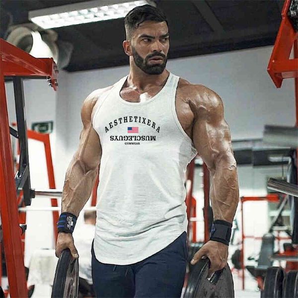 new design brand gyms vest bodybuilding clothing and fitness men summer workout sleeveless undershirt tank men 210421, White;black
new design brand gyms vest bodybuilding clothing and fitness men summer workout sleeveless undershirt tank men 210421, White;black
