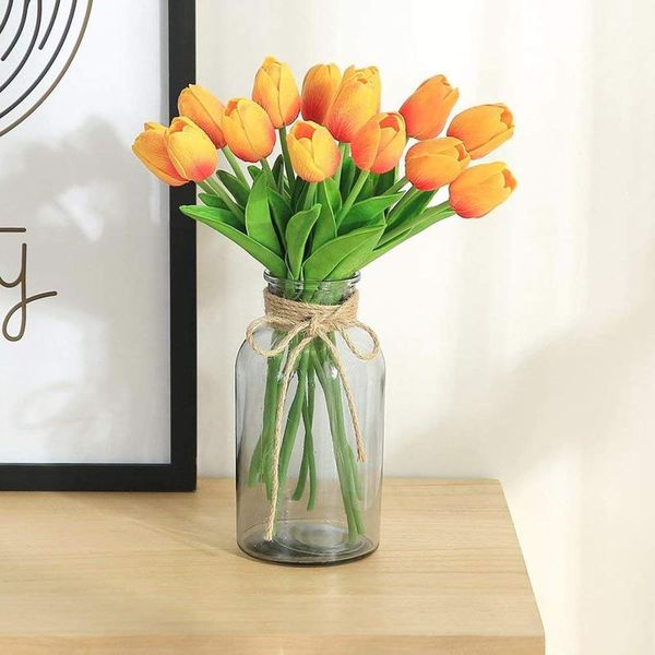 12pcs artificial tulip pu soft and real home wedding decoration with flower hand decorative flowers & wreaths
12pcs artificial tulip pu soft and real home wedding decoration with flower hand decorative flowers & wreaths