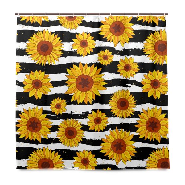 sunflower floral shower curtain bathroom decor set with hook waterproof without chemical odor-clear 72 x 72 inches 2030402
sunflower floral shower curtain bathroom decor set with hook waterproof without chemical odor-clear 72 x 72 inches 2030402