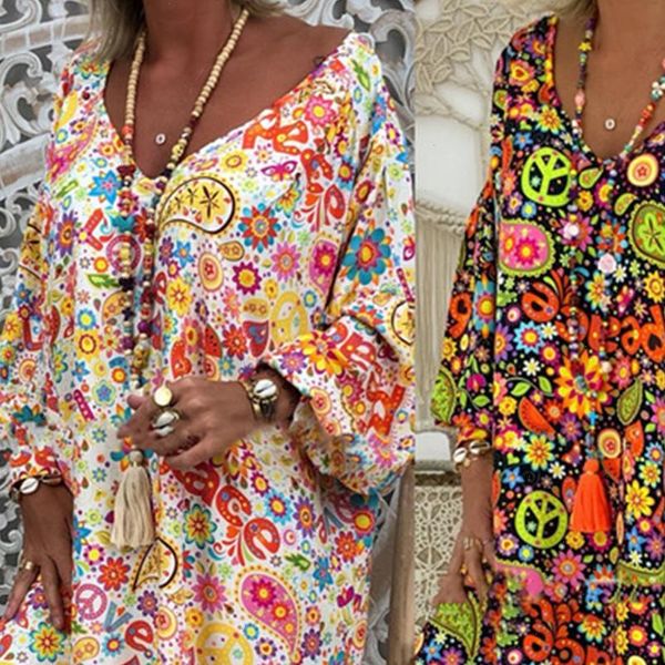women dress casual multicolor paisley print long sleeve v neck summer loose mini, Black;gray
women dress casual multicolor paisley print long sleeve v neck summer loose mini, Black;gray