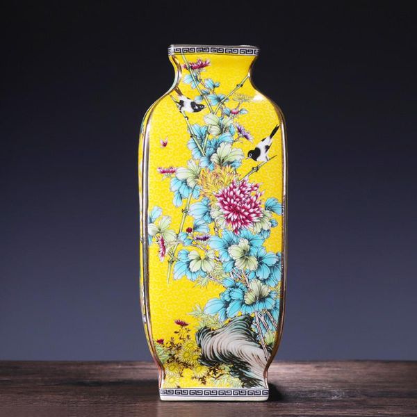 vases antique chinese large yellow ceramic flower vase four sides pattern classical porcelain
vases antique chinese large yellow ceramic flower vase four sides pattern classical porcelain