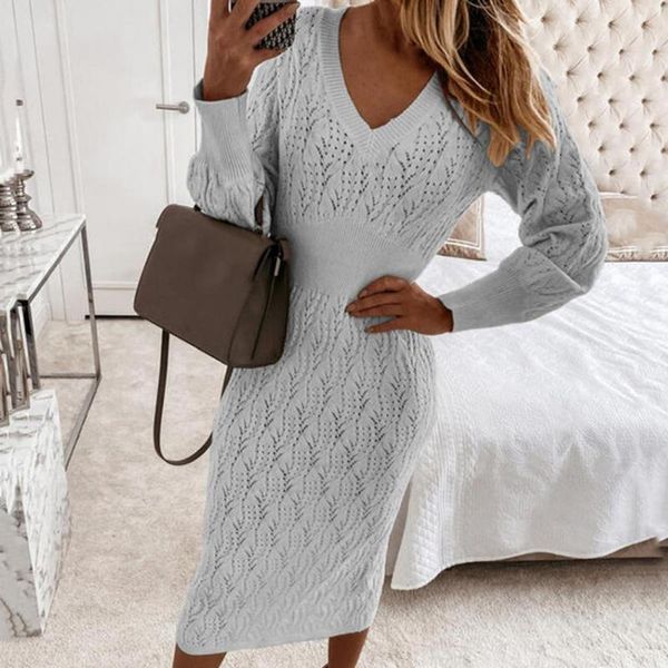 casual dresses slim-fit women dress all match acrylic fiber bodycon sweater for streetwear autumn winter, Black;gray
casual dresses slim-fit women dress all match acrylic fiber bodycon sweater for streetwear autumn winter, Black;gray
