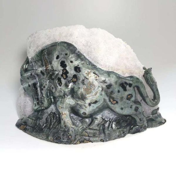 decorative objects & figurines crystal natural amethyst cluster hand carved cattle for decoration yhm
decorative objects & figurines crystal natural amethyst cluster hand carved cattle for decoration yhm