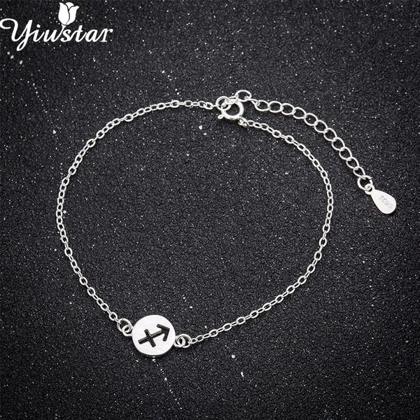 link, chain yiustar 925 silver sagittarius bracelets for women signs zodiac constellation bracelet horoscope astrology disc anchor cufflinks, Black
link, chain yiustar 925 silver sagittarius bracelets for women signs zodiac constellation bracelet horoscope astrology disc anchor cufflinks, Black