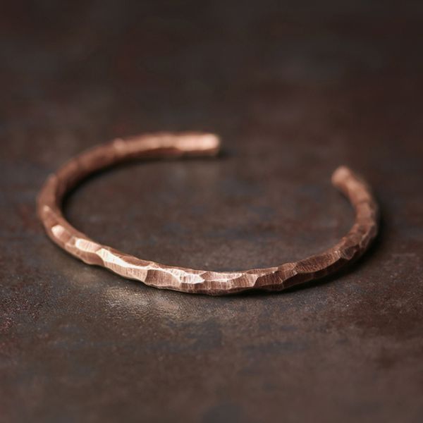 hand crafted hammered copper bracelet rustic forged do old punk cuff bangle viking handmade jewelry gift for her him, White
hand crafted hammered copper bracelet rustic forged do old punk cuff bangle viking handmade jewelry gift for her him, White