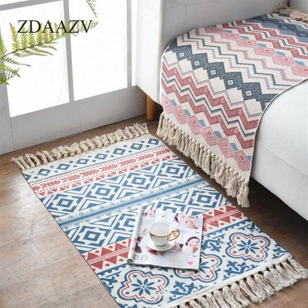 carpets zdaazv retro bohemian hand woven cotton linen area rugs geometric floor mat with tassels tapetes/carpets for living room bedroom
carpets zdaazv retro bohemian hand woven cotton linen area rugs geometric floor mat with tassels tapetes/carpets for living room bedroom