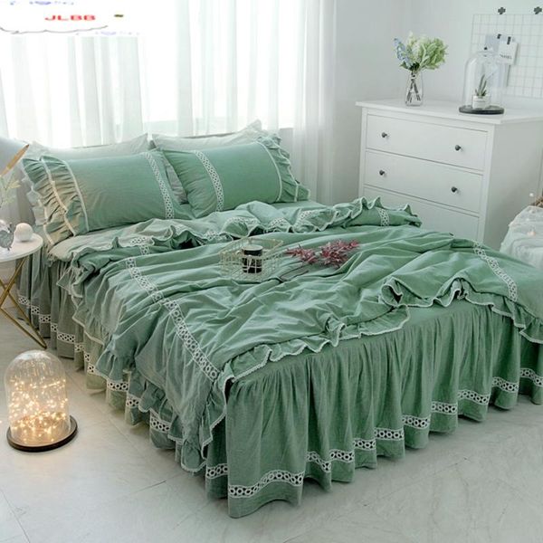 bedding sets ruffles lace luxury 100% cotton twin full king size princess bed set 4/3pcs duvet cover+bed skirt+pillowcases
bedding sets ruffles lace luxury 100% cotton twin full king size princess bed set 4/3pcs duvet cover+bed skirt+pillowcases