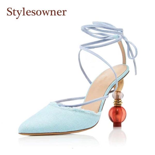 sandals runway sandal shoes pointed toe ankle strappy strange heel gladiator shoe green blue beige stylish chic elegant 4q2c, Black
sandals runway sandal shoes pointed toe ankle strappy strange heel gladiator shoe green blue beige stylish chic elegant 4q2c, Black
