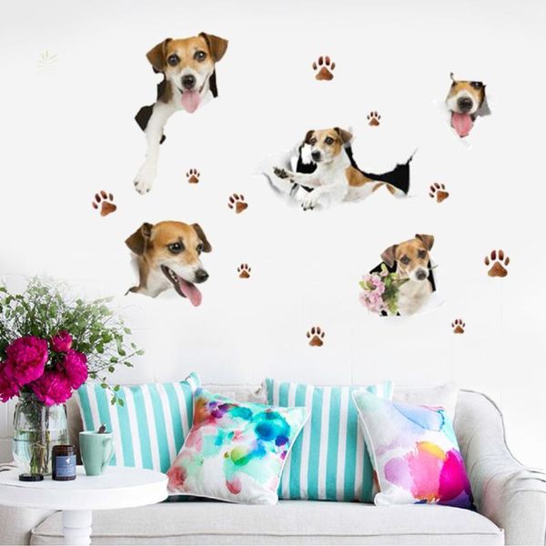 wallpapers 3d dog wall stickers removable art decals for living room home decoration
wallpapers 3d dog wall stickers removable art decals for living room home decoration