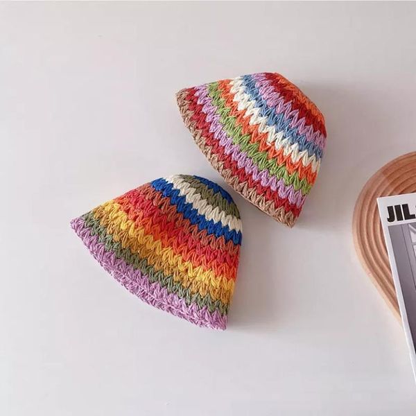 korean style summer boys and girls fashion rainbow straw hat children sunhat beach cap caps & hats, Yellow
korean style summer boys and girls fashion rainbow straw hat children sunhat beach cap caps & hats, Yellow