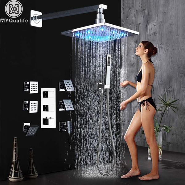 wall mounted shower mixer faucet led light rainfall bathroom set thermostatic bath tap body massage jets sets
wall mounted shower mixer faucet led light rainfall bathroom set thermostatic bath tap body massage jets sets