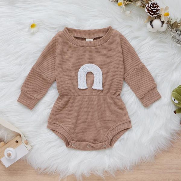 rompers cute toddler baby girls boys sweet style romper infant spring autumn round collar long sleeve cotton casual rainbow jumpsuit, Blue
rompers cute toddler baby girls boys sweet style romper infant spring autumn round collar long sleeve cotton casual rainbow jumpsuit, Blue