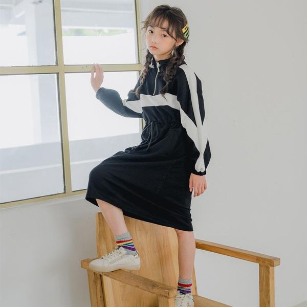 girl's dresses big girls dress autumn 2021 teens children casual color block long sleeve toddler sweatshirt vestidos leisure, Red;yellow
girl's dresses big girls dress autumn 2021 teens children casual color block long sleeve toddler sweatshirt vestidos leisure, Red;yellow