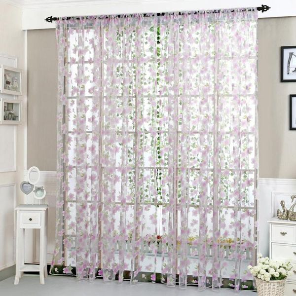 curtain & drapes bedroom living room flower sheer tulle window treatment voile drape valance 1 panel fabric may29
curtain & drapes bedroom living room flower sheer tulle window treatment voile drape valance 1 panel fabric may29