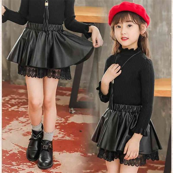 children's pu leather skirt autumn winter toddler clothing kid faux mini skirts baby princess lace clothes for 3-13years 210622, Blue
children's pu leather skirt autumn winter toddler clothing kid faux mini skirts baby princess lace clothes for 3-13years 210622, Blue