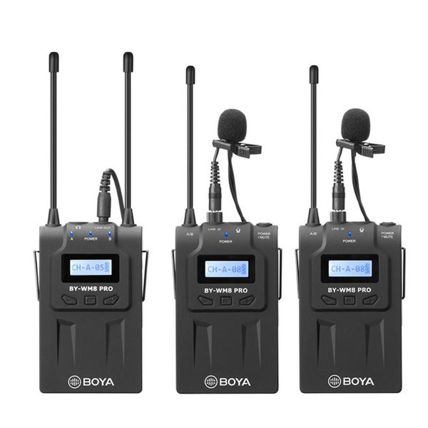 by-wm8 pro-k2 uhf wireless microphone system audio recorder compatible for canon nikon dslr camcorder microphones
by-wm8 pro-k2 uhf wireless microphone system audio recorder compatible for canon nikon dslr camcorder microphones